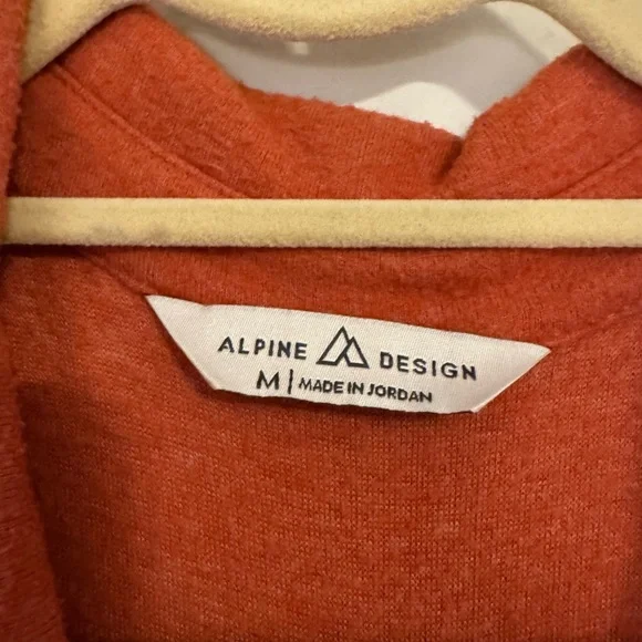 Women’s Alpine Design Burnt Orange Button Up, Women’s Flannel, Brushed Flannel - Picture 4 of 7